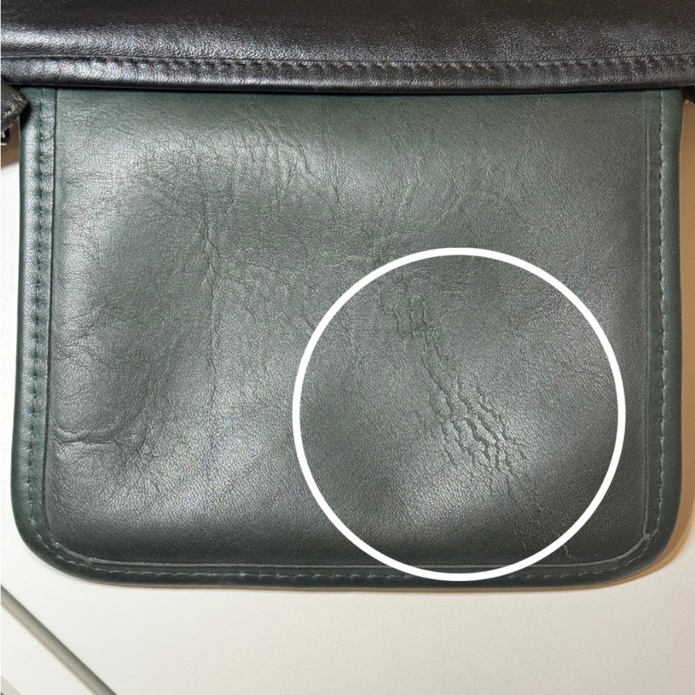 Vintage Coach 9455 Black Leather Zippered Clutch / Basic Bag (1980s–Early 1990s) - Picture 15 of 16